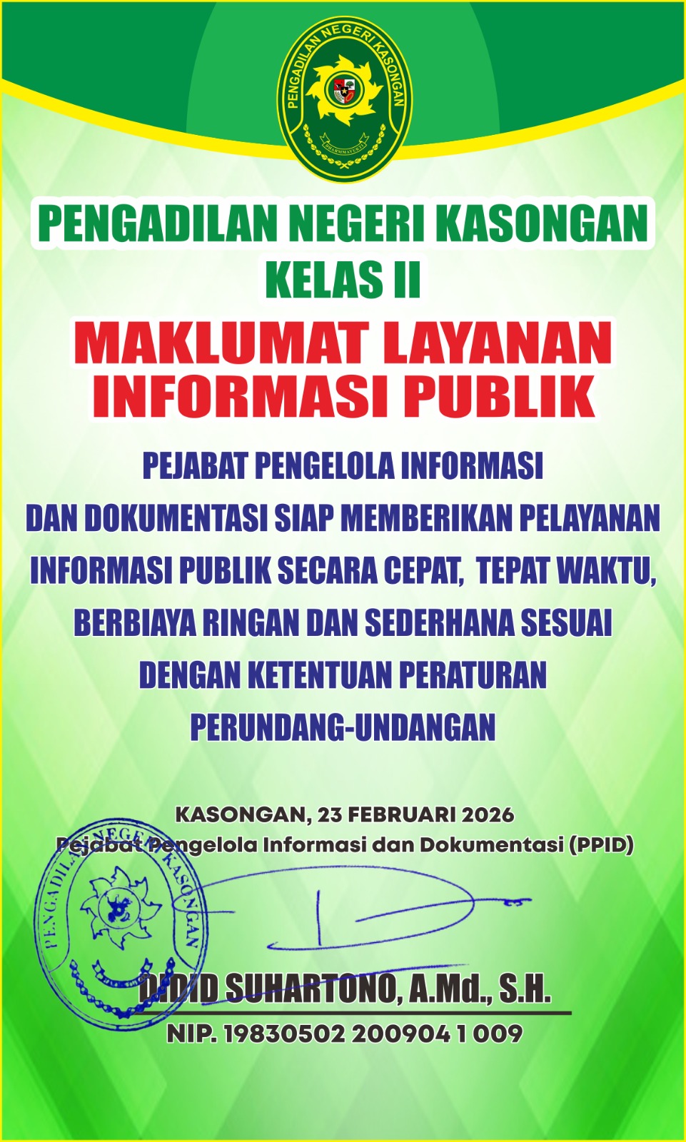 maklumat informasi layanan publik